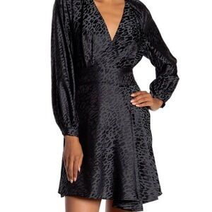 Equipment Silk Leopard Dress